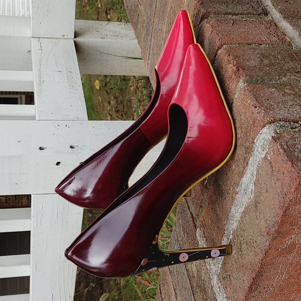 Versaitone Pink Panther Ombre Patent Leather 4" Stiletto Size 8.5 (1301)